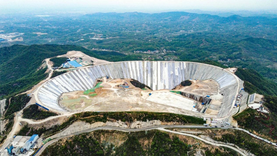 河南五岳抽水蓄能電站工程上水庫(kù)面板澆筑順利完成_fororder_5