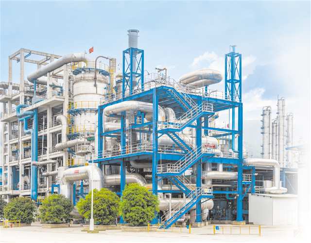 重慶華峰化工有限公司氧化亞氮分解消除裝置。（企業(yè)供圖）