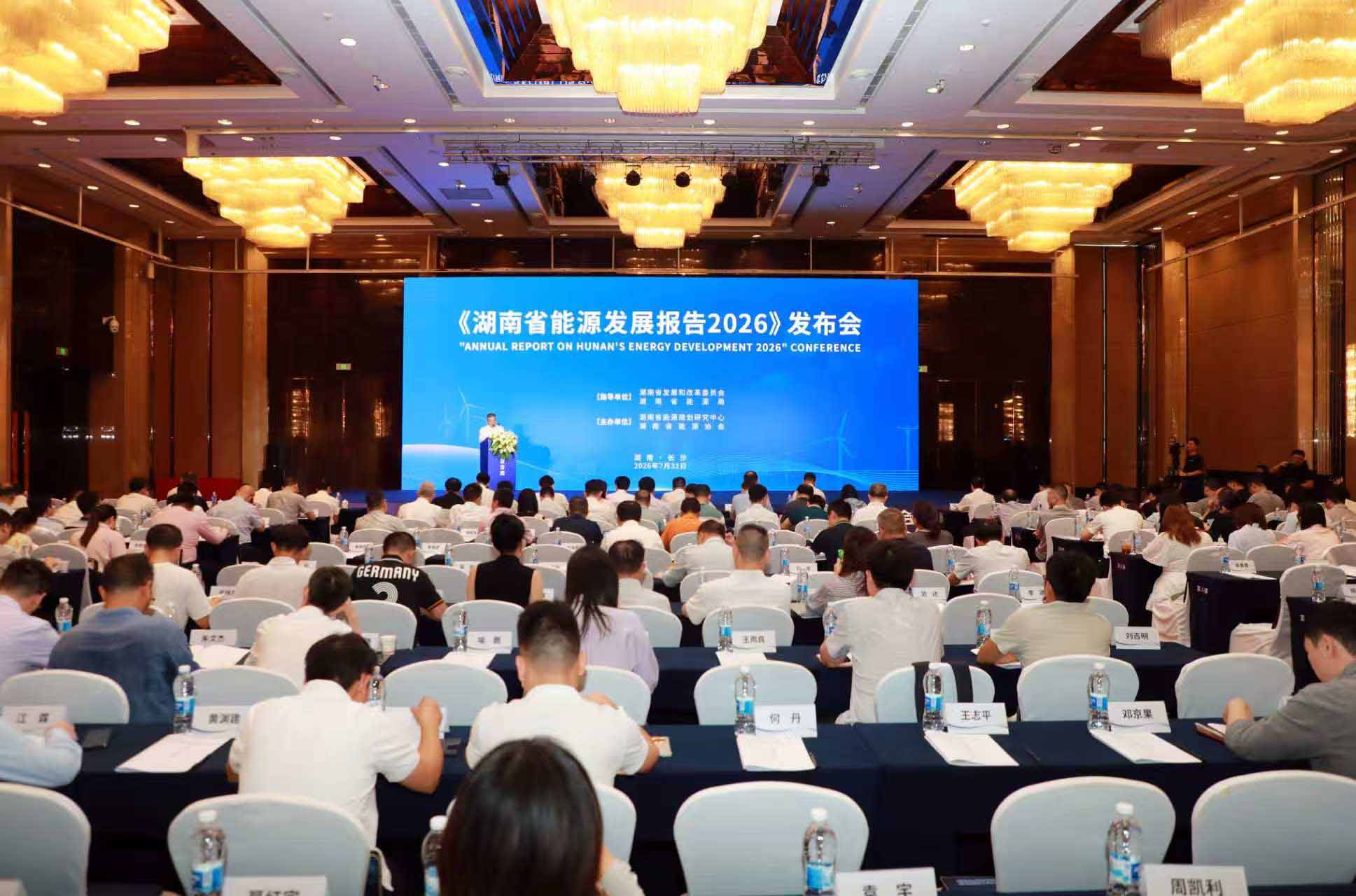 現(xiàn)場發(fā)布《湖南省能源發(fā)展報(bào)告2026》。單位供圖