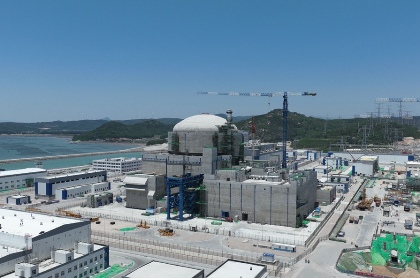 6月20日，“華龍一號”首個批量化工程漳州核電1號機組安全殼打壓試驗圓滿成功。中核國電漳州能源供圖