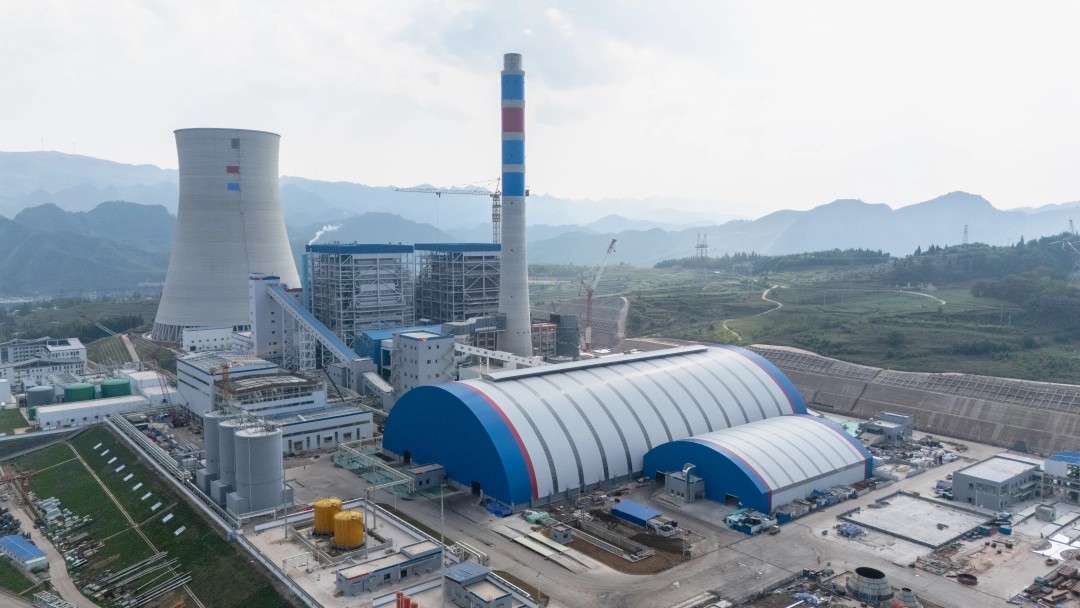 大灣低熱值煤電廠。郭立攝