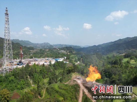 羅家寨氣田L(fēng)J22井。西南油氣田 供圖
